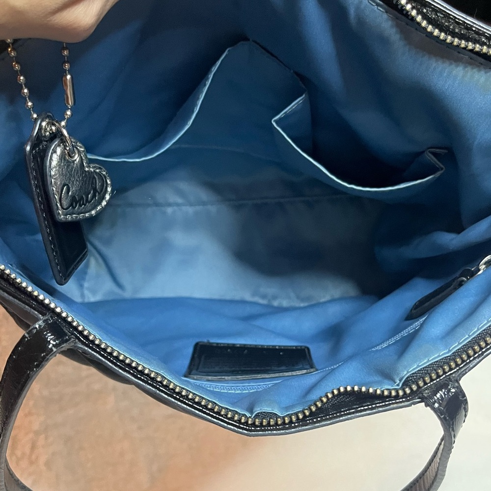 Coach- Princess Street‎ Dome Satchel Cloth Tote- CLEAN- EUC - Picture 7 of 9